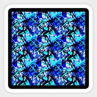 blue splash 23 by LowEndGraphics Sticker